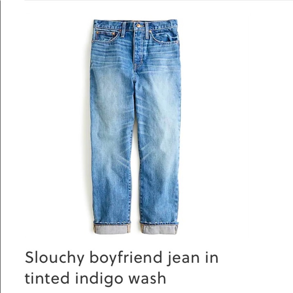 NWOT J. Crew Point Sur Slouchy Boyfriend Jeans